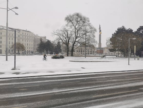 Am Samstag zeigt sich Wien winterlich. So geht es weiter.