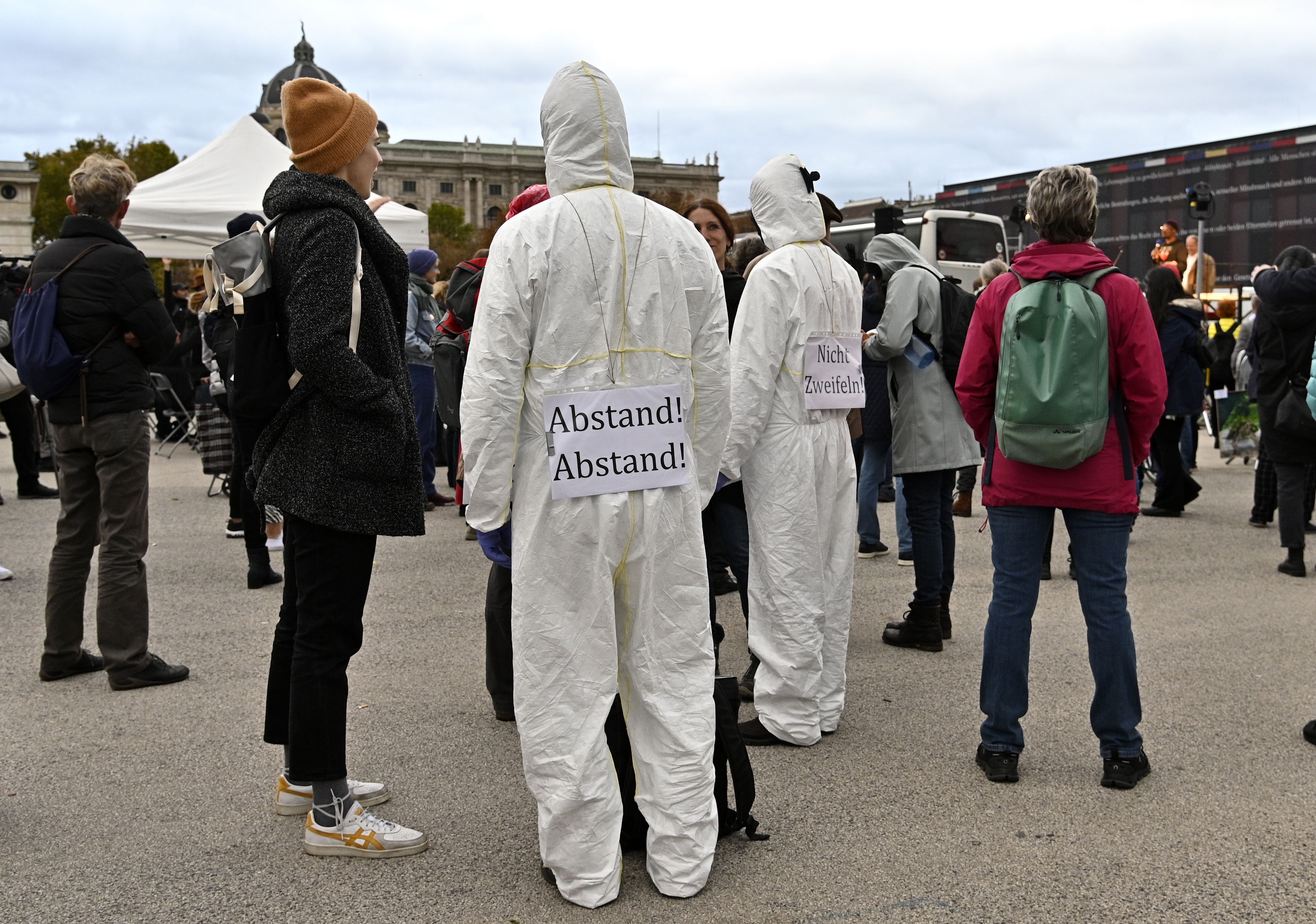 Archivbild: Demonstration gegen die Corona-Maßnahmen am 31. Oktober 2020 in Wien. 