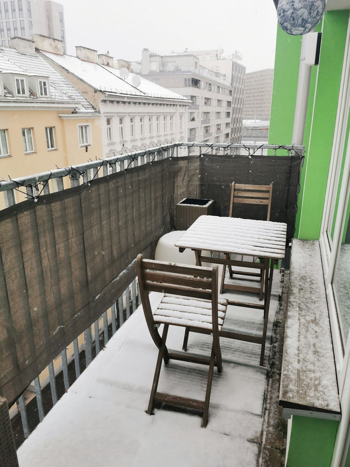 Schnee in Wien