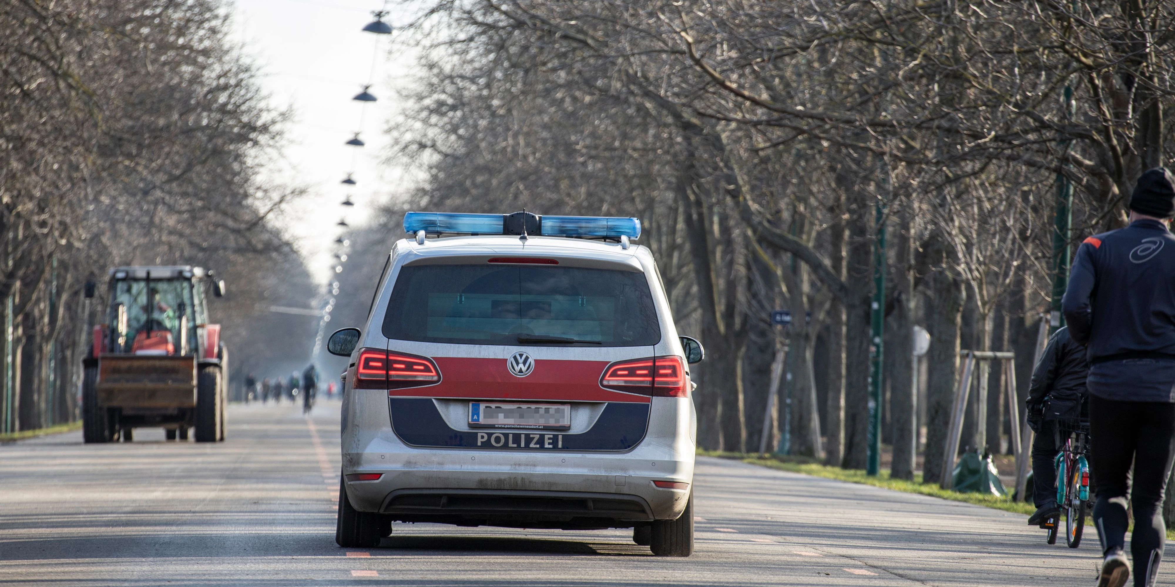 Polizeikontrolle im Wiener Prater (Archivfoto)