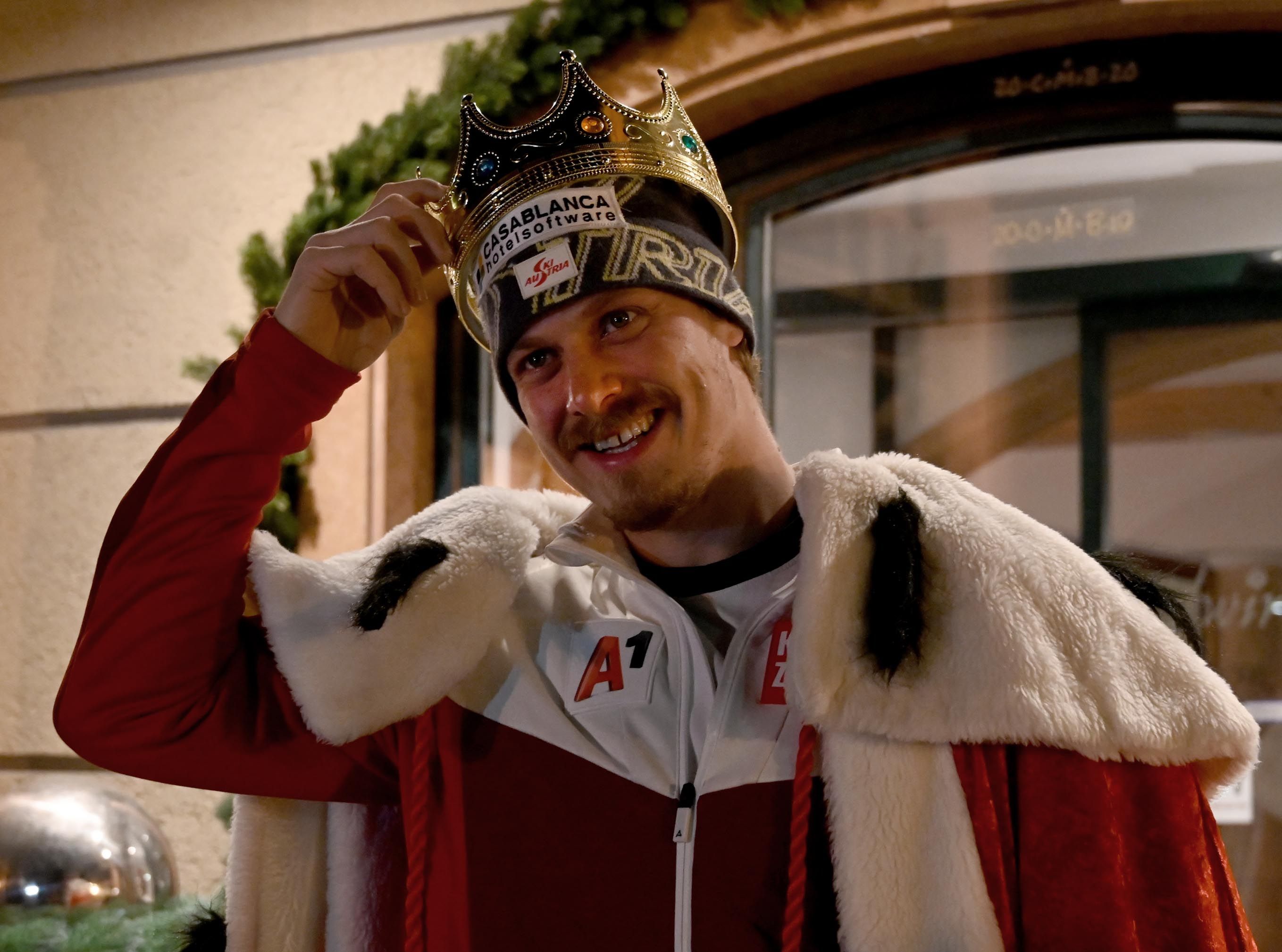 Manuel Feller als "Märchenprinz" von Flachau.