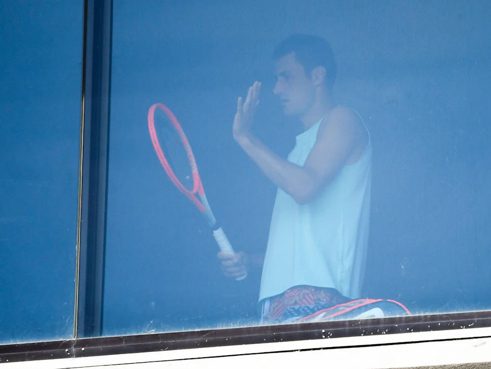 Auch der Australier Bernard Tomic ist in Quarantäne.