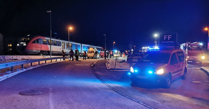 Die Feuerwehr Schwertberg stand im Einsatz.