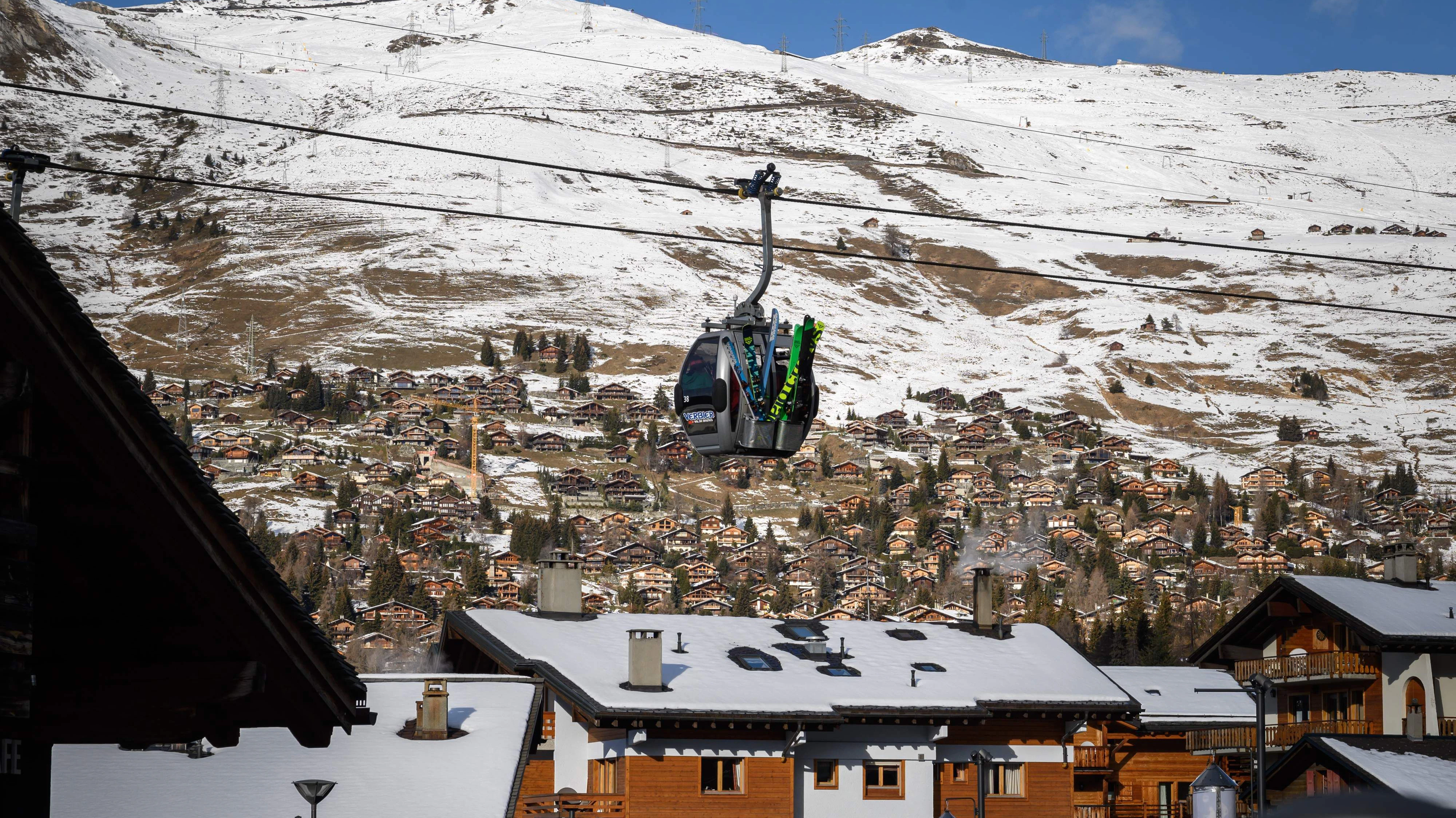 Skigebiet Verbier in der Schweiz 