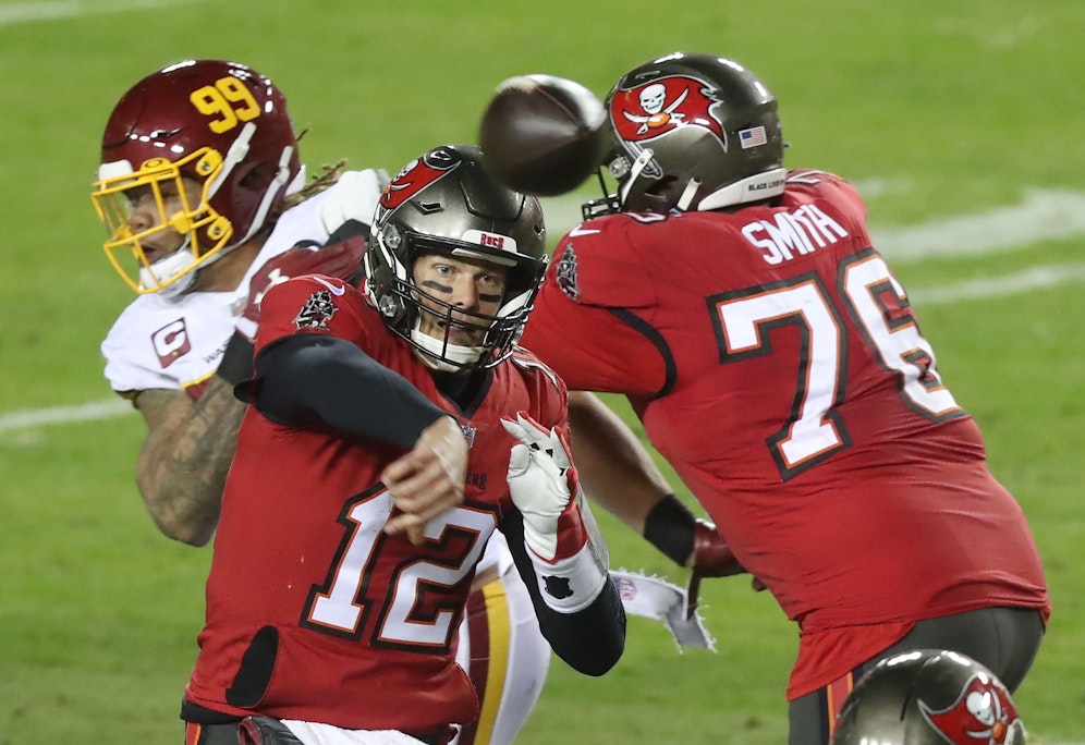 Tom Brady in Action.&nbsp;