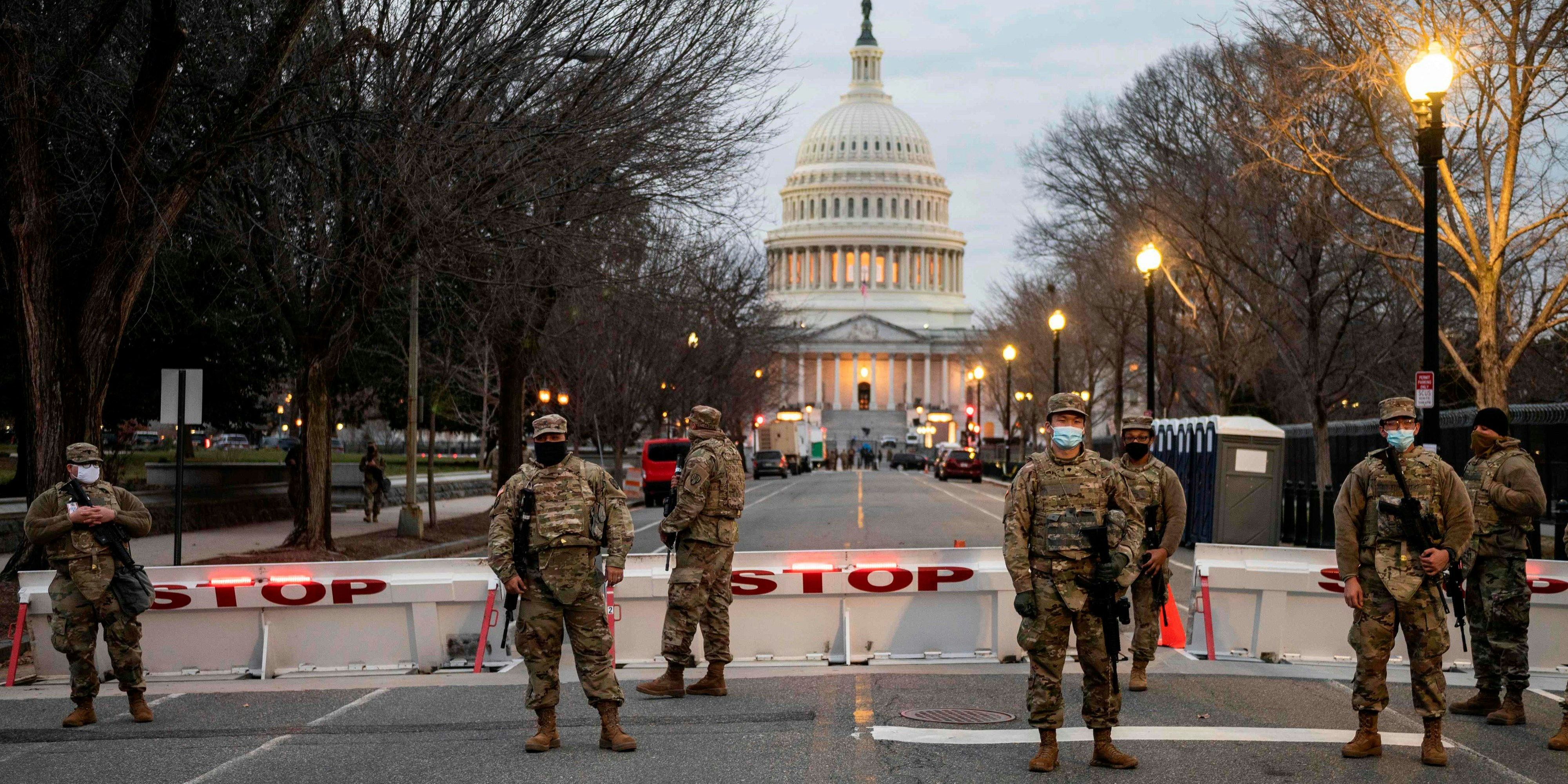 In den USA wurden strenge Sicherheitsvorkehrungen vor der Amtseinführung von Joe Biden als neuer US-Präsident getroffen. 