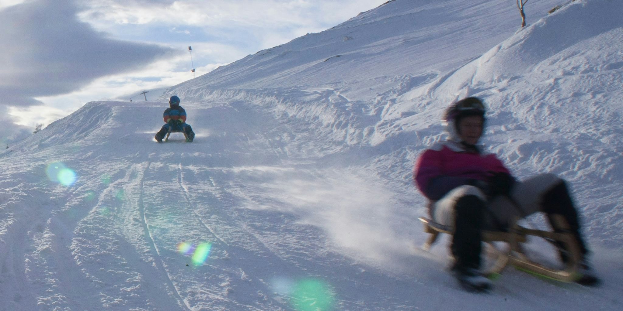 Auf der Rodelbahn soll öfter gefeiert werden (Symbolbild).