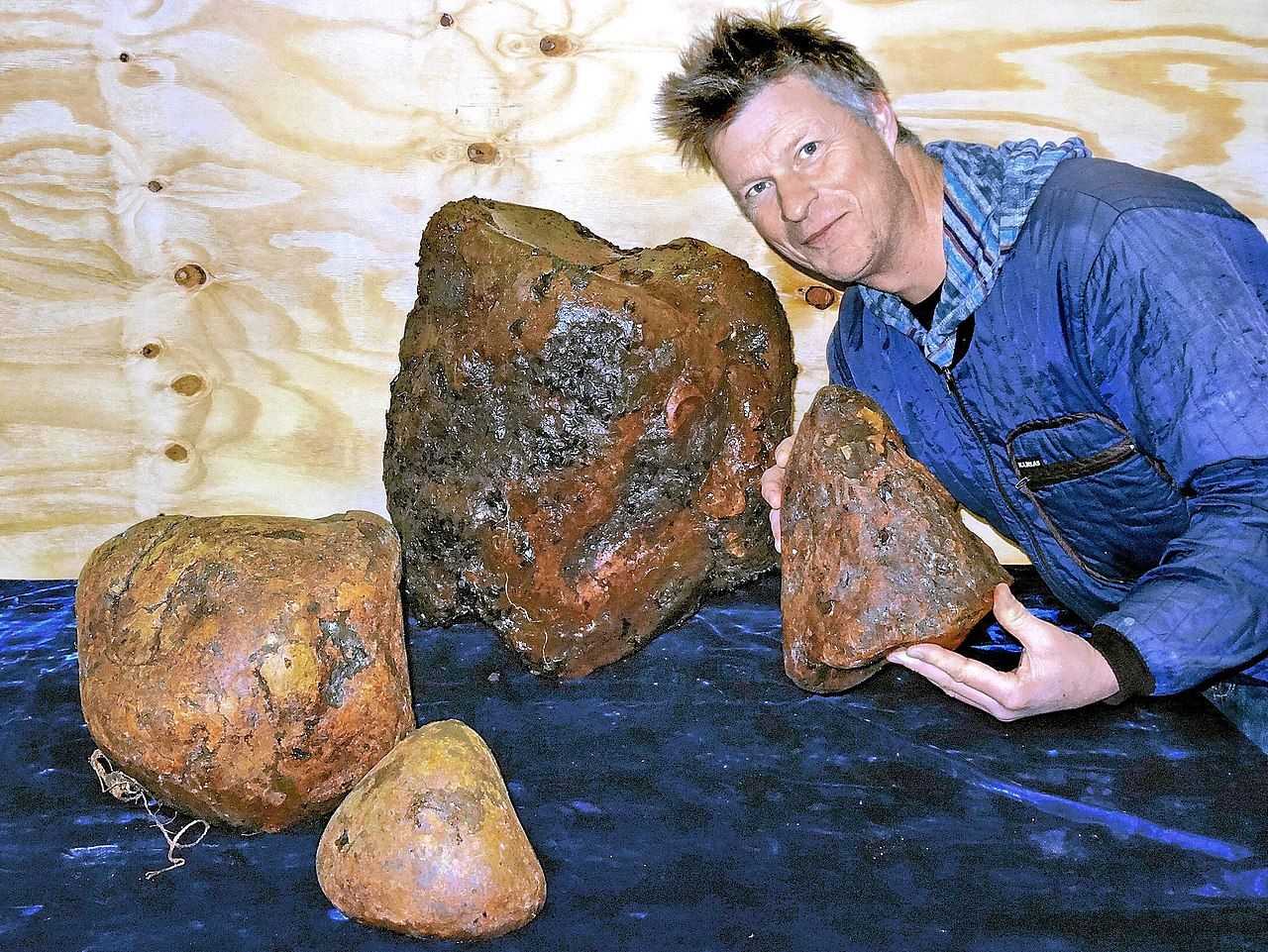 Ambra eines Pottwals, gefunden in der Nordsee