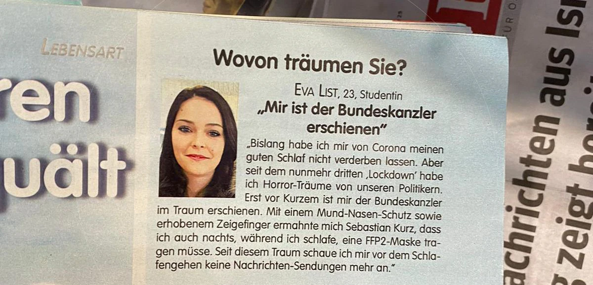 Der Artikel in der "Ganzen Woche".