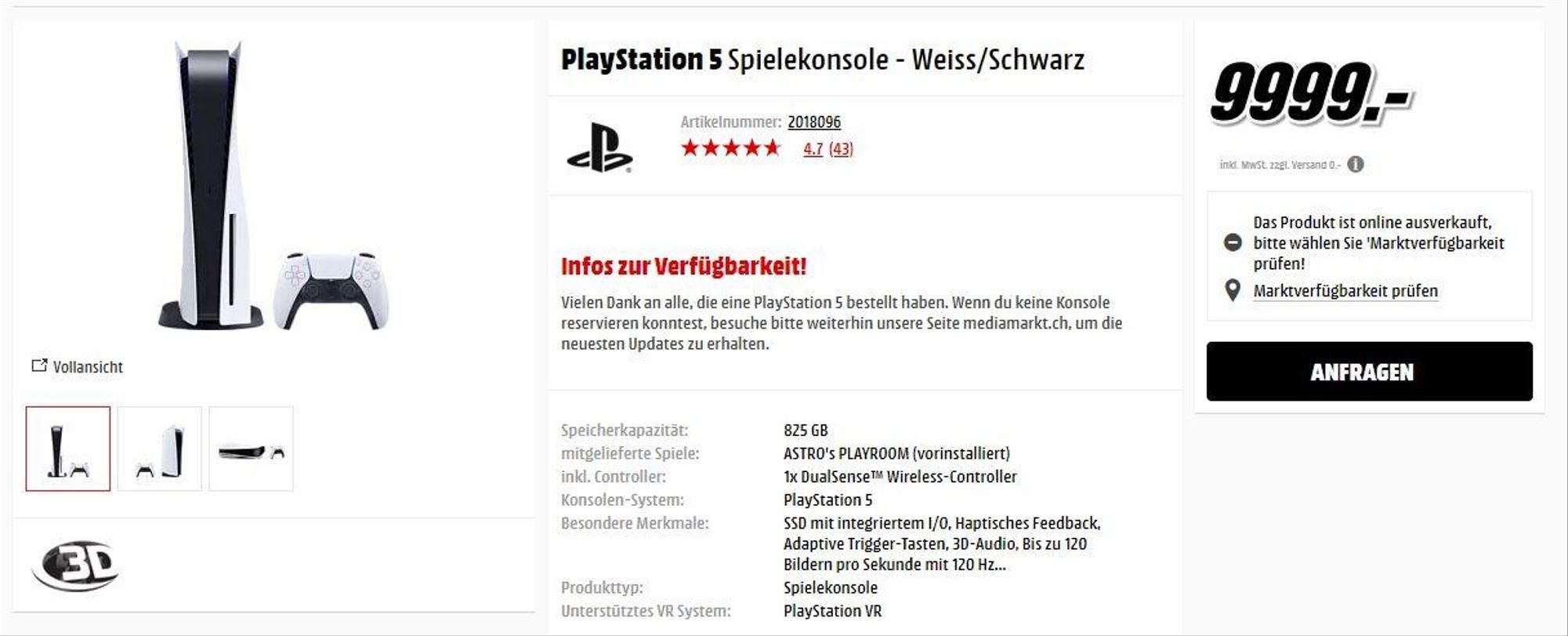 Der Preis der Konsole war etwas überzogen.