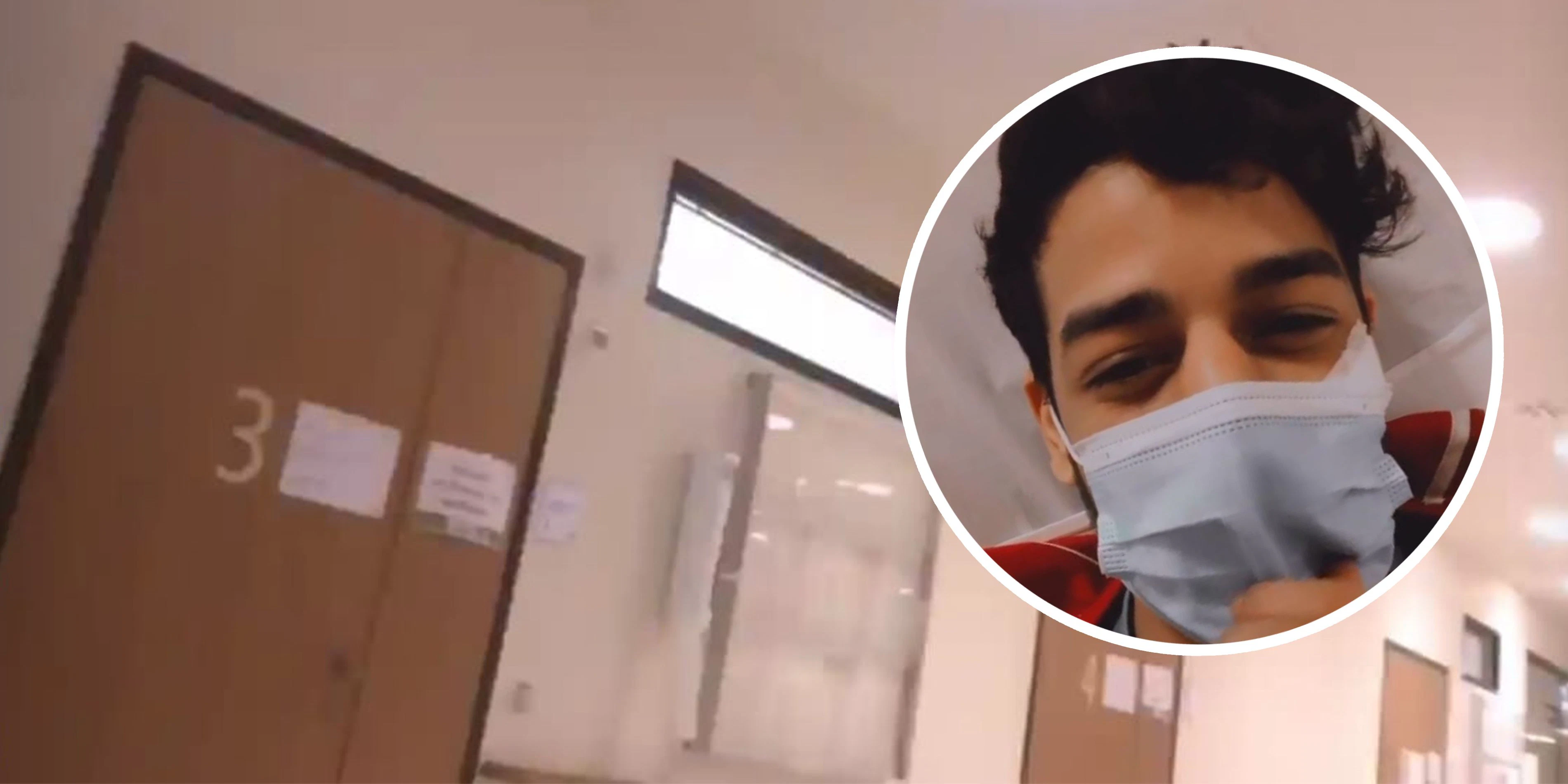 Ben Saber war um Punkt 00.00 Uhr alleine im Spital.