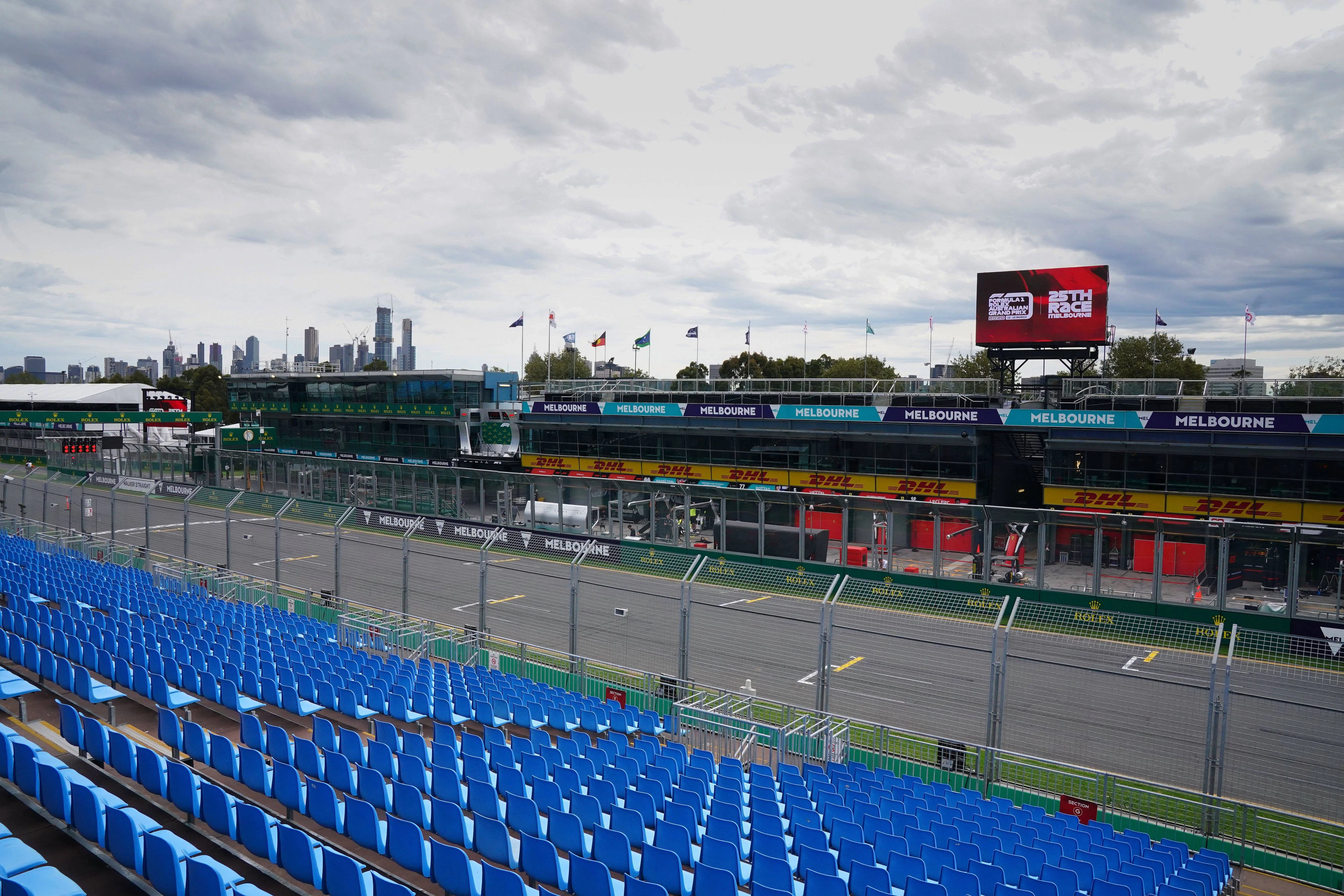 Der Albert Park in Melbourne. 
