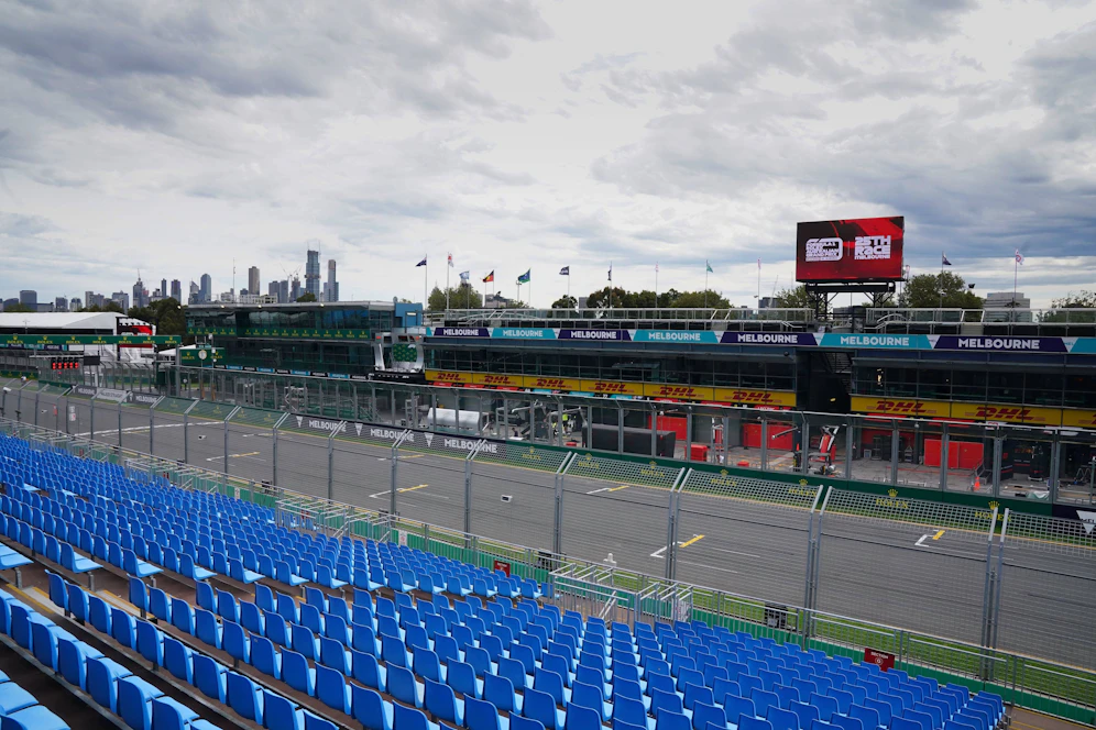 Der Albert Park in Melbourne. 