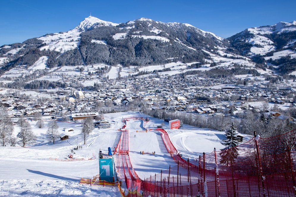 Prachtwetter beim ersten Kitzbühel-Training.