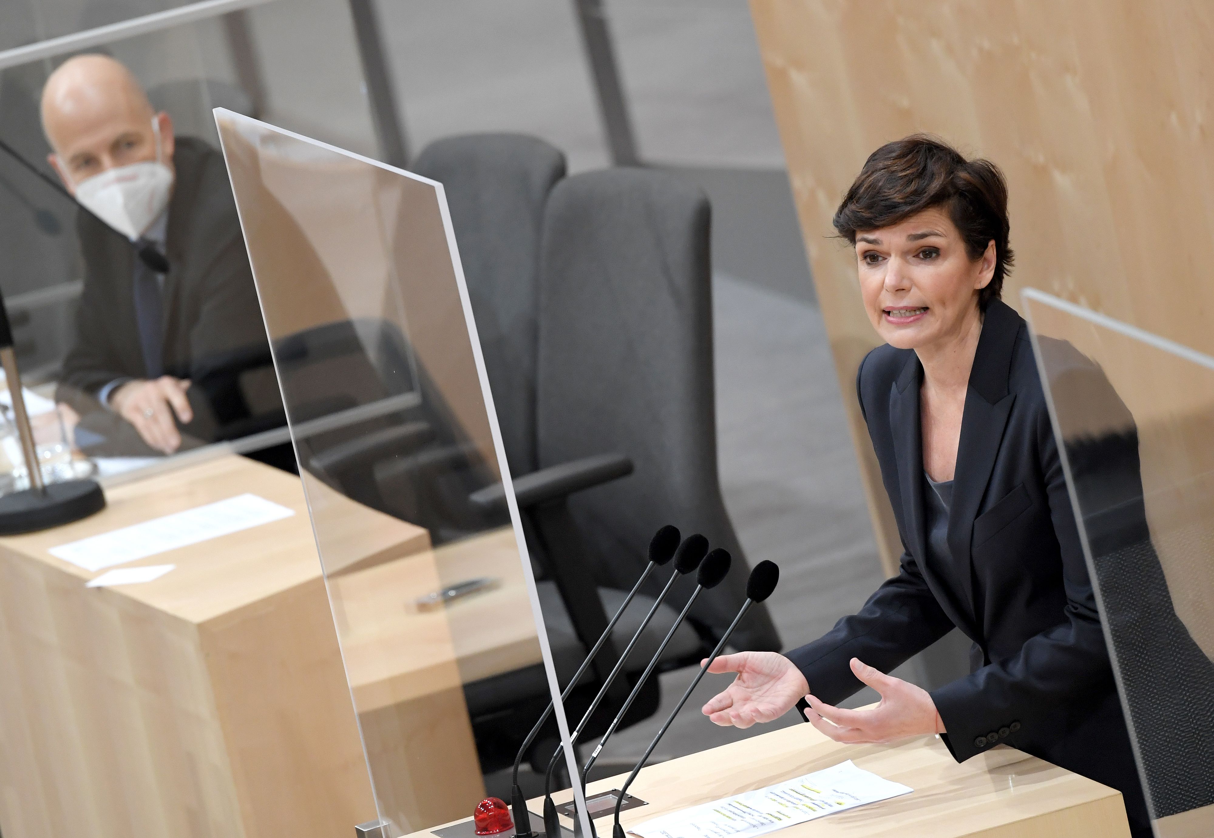 SPÖ-Chefin Pamela Rendi-Wagner am 20. Jänner im Parlament
