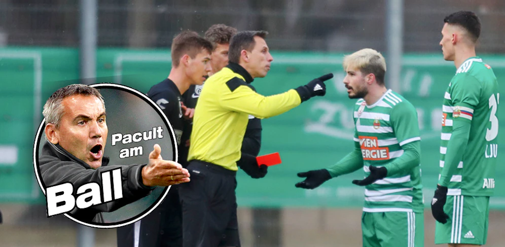 Peter Pacult sieht die Sperre für Taxi Fountas mehr als gerechtfertigt. 