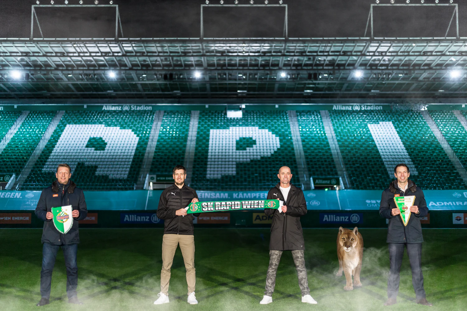 Rapid spielt künftig mit "Puma". 