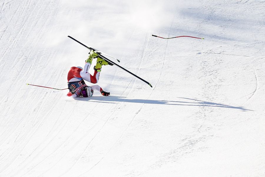 Urs Kryenbühl ist in Kitzbühel schwer abgeflogen. 