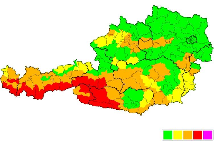 Am Freitag ist mit heftigem Schneefall zu rechnen.