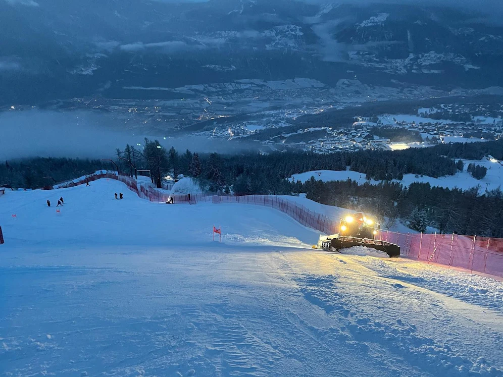 Schnee in Crans Montana