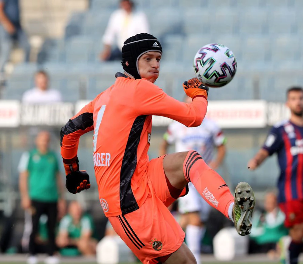 Richard Strebinger ist zurück im Rapid-Tor. 