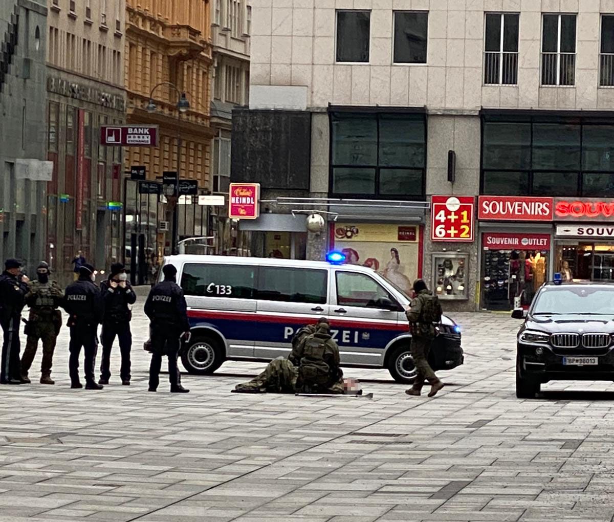 Corba-Einsatz in der Wiener City