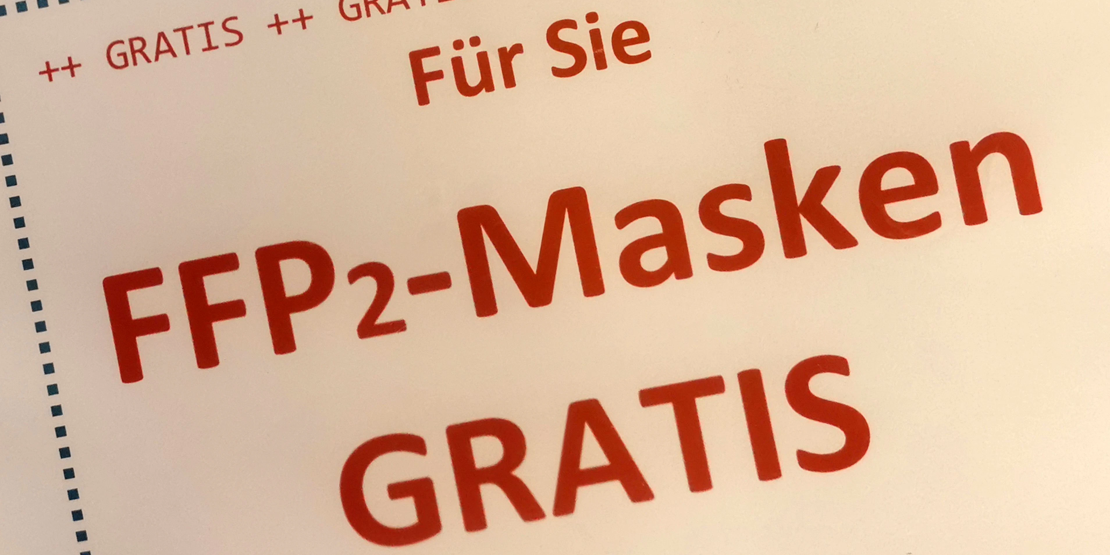 FFP2-Maske gratis