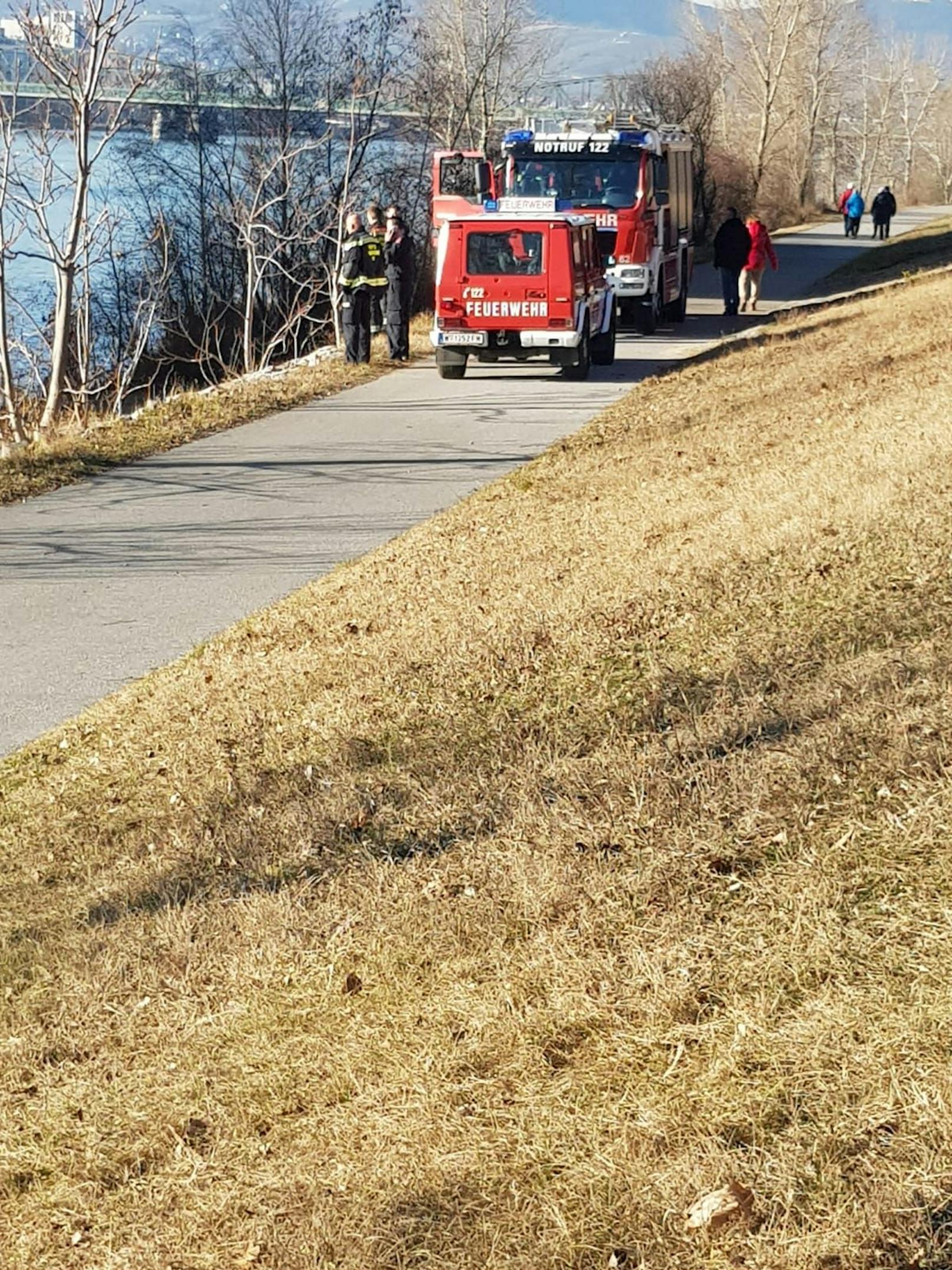 Die Feuerwehr war vor Ort.