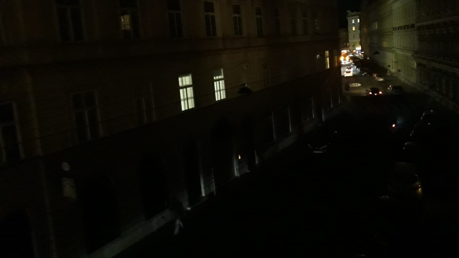 Alles dunkel im vierten Bezirk