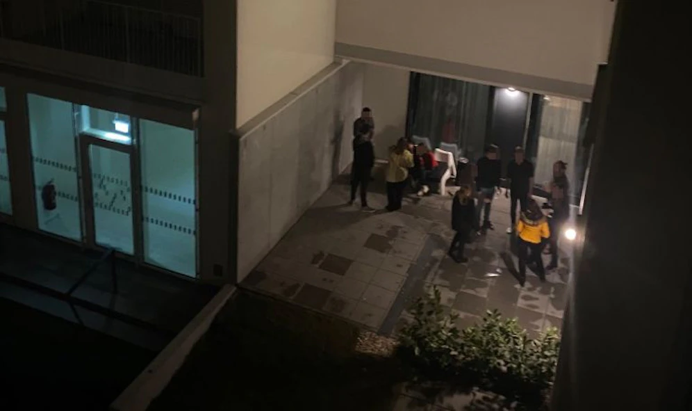 In Wien feierten Studenten eine Corona-Party.