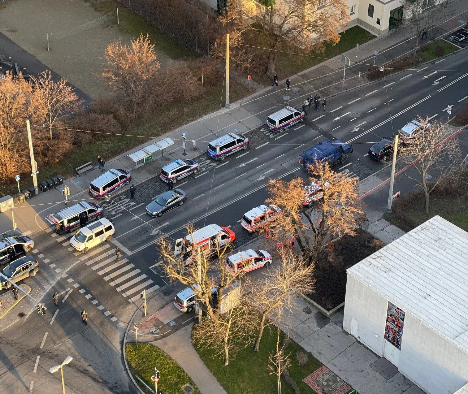 In Wien musste die Polizei wegen angeblichen Schüssen ausrücken.