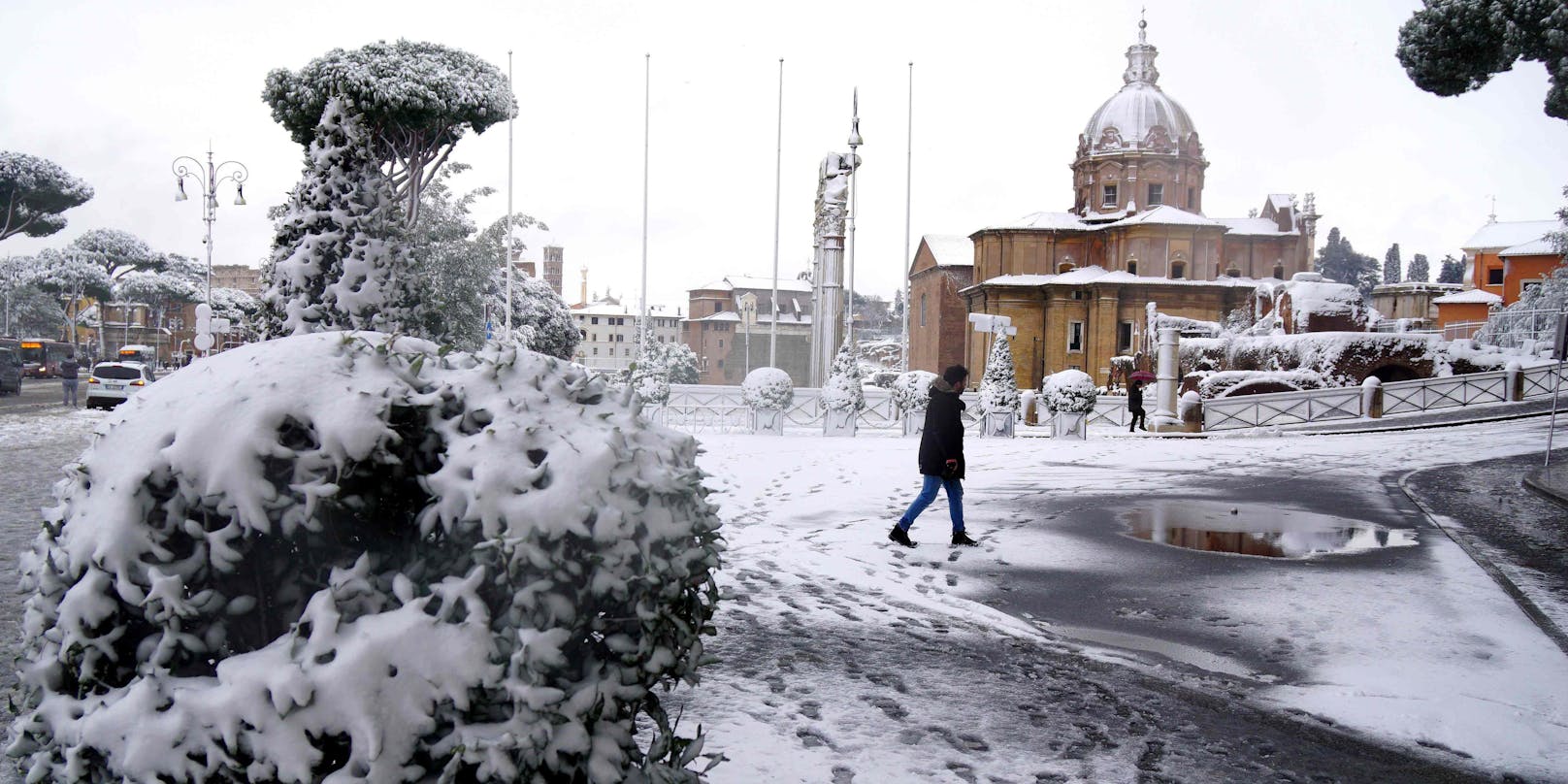 Ein 46-jähriger Wiener ist in Rom erfroren.