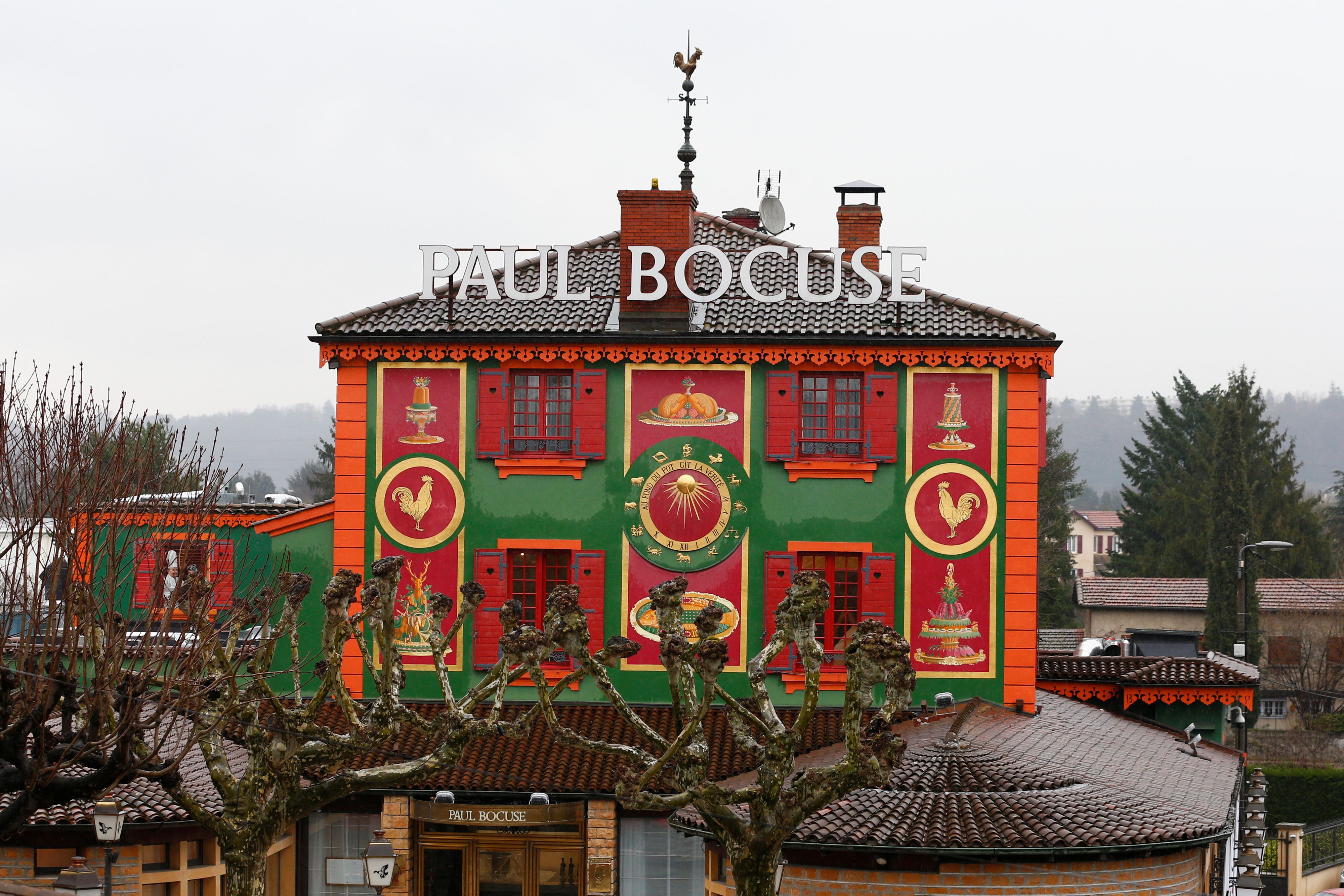 A view shows Paul Bocuse's restaurant "L'auberge du Pont de Collonges" in Collonges-au-Mont-d'Or near Lyon, France, January 17, 2020. The flagship restaurant of legendary French chef Paul Bocuse, who died nearly two years ago, has lost its coveted Michelin three-star rating for the first time in over five decades.  REUTERS/Emmanuel Foudrot