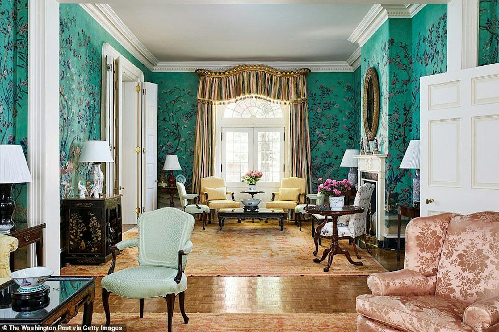 Das Blair House hat 14 Zimmer und jede Menge farbenprächtige Salons.