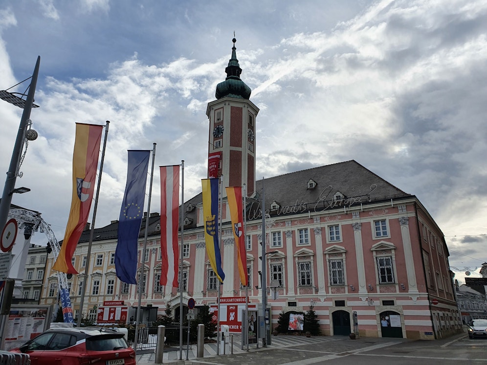 Das Rathaus in St. Pölten