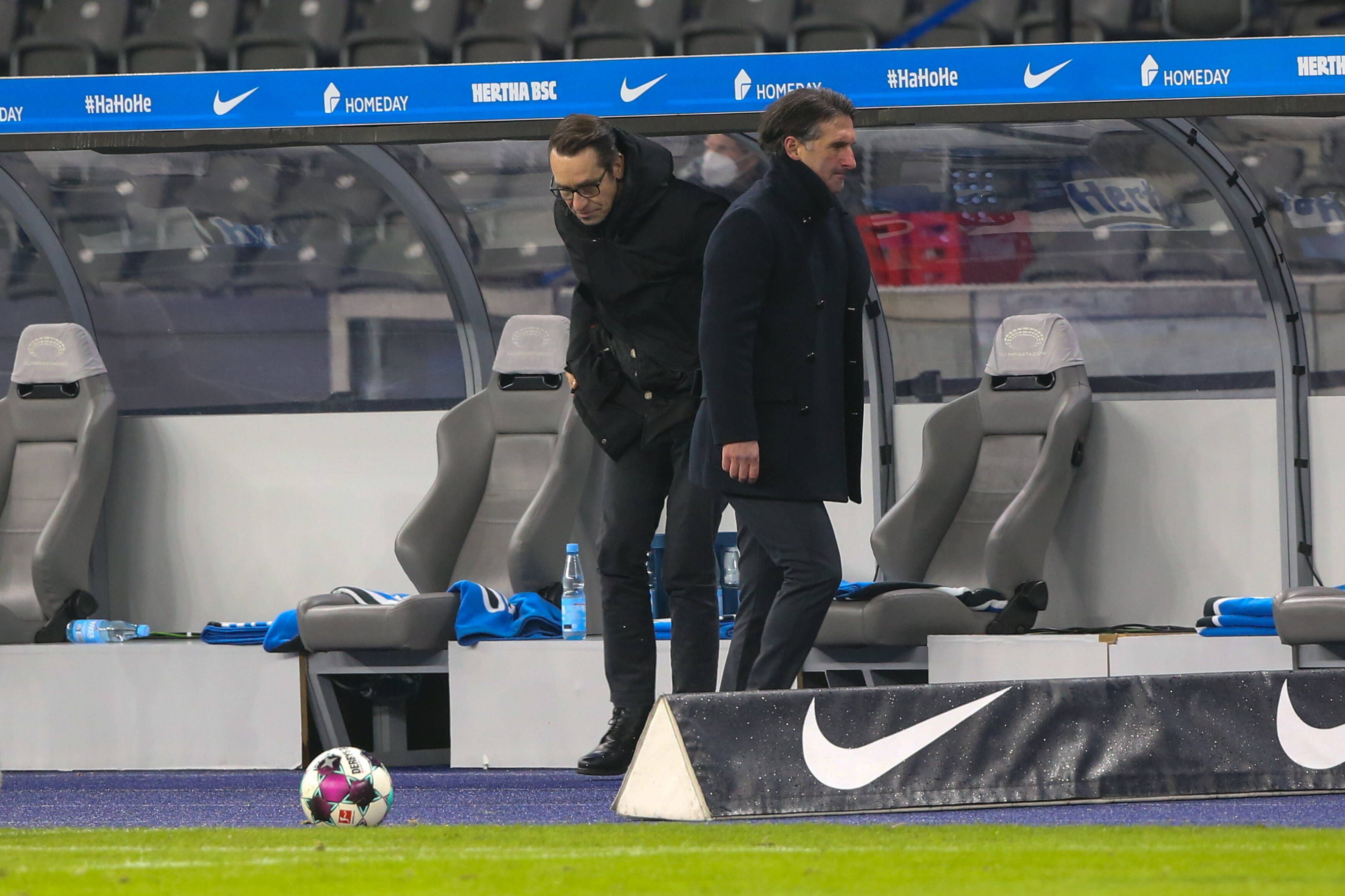 Manager Michael Preetz und Cheftrainer Bruno Labbadia müssen gehen. 