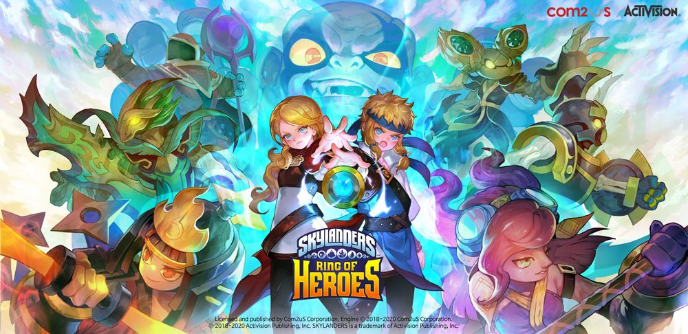 Com2uS veröffentlicht zwei neue Charaktere für "Skylanders Ring of Heroes".