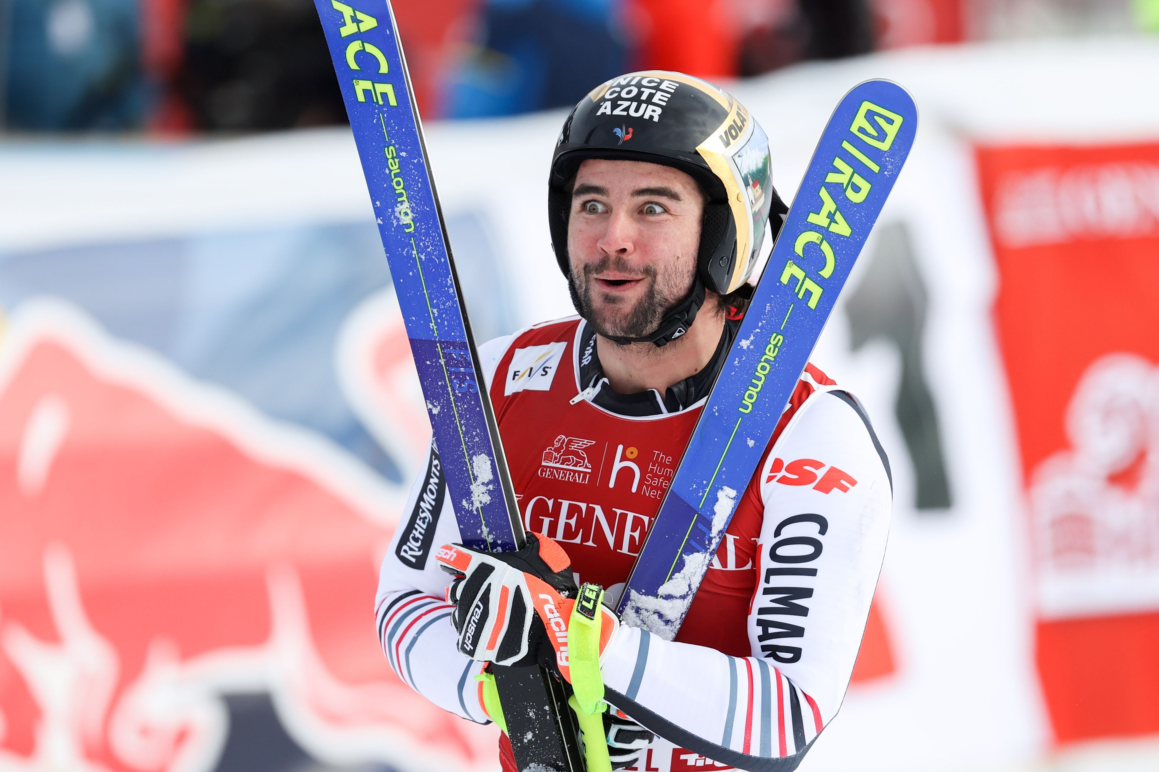 Matthieu Bailet ging als letzter Läufer ins Rennen.