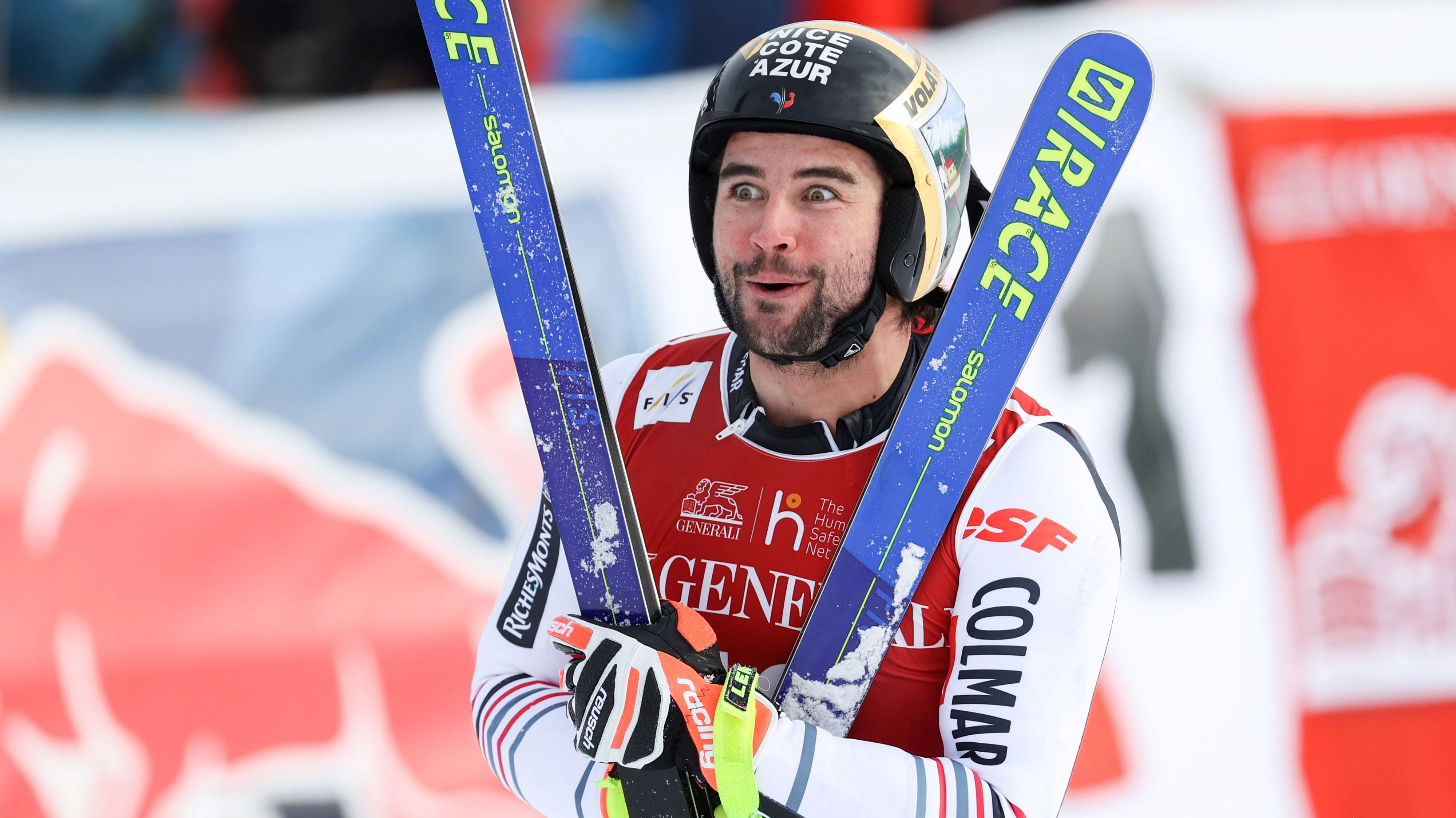 Matthieu Bailet ging als letzter Läufer ins Rennen.