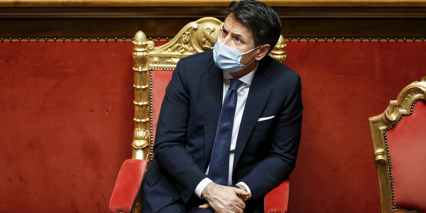 Seine Minderheitsregierung steht auf einer wackligen Basis: Italiens Ministerpräsident Giuseppe Conte.
