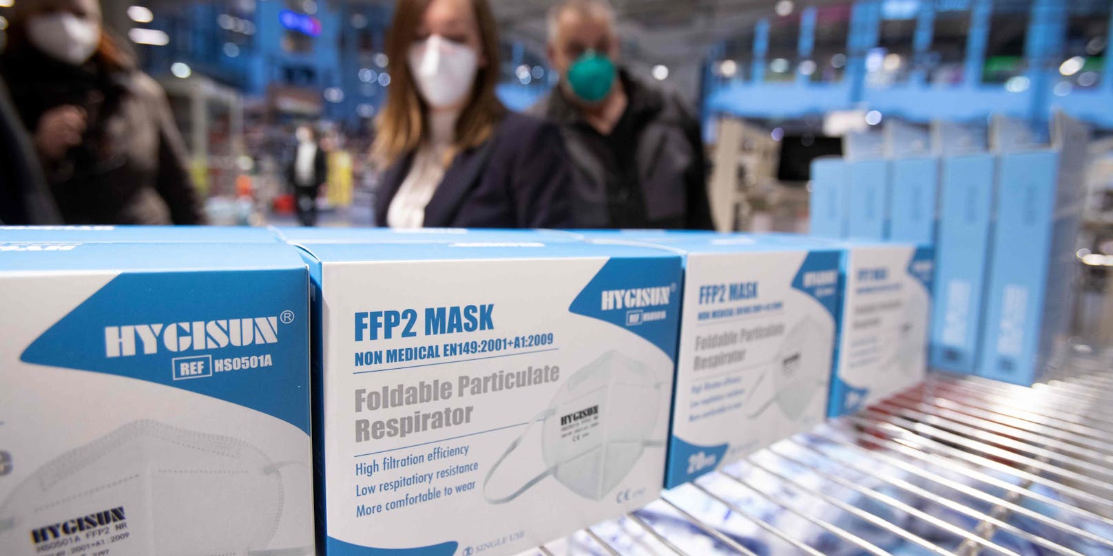 Die Nachfrage nach FFP2-Masken ist enorm.