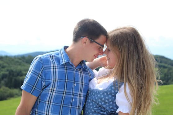 Simone mit ihrem "Bauer sucht Frau"-Kandidaten Michael.