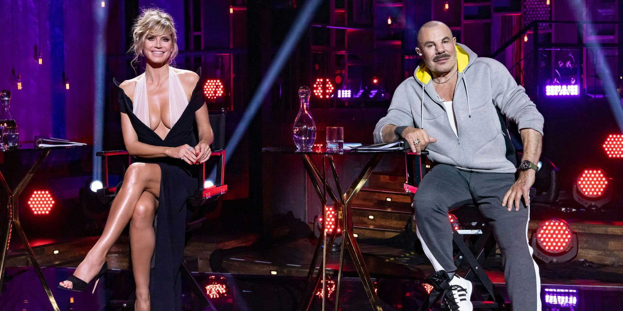 Heidi Klum mit Star-Designer Manfred Thierry Mugler