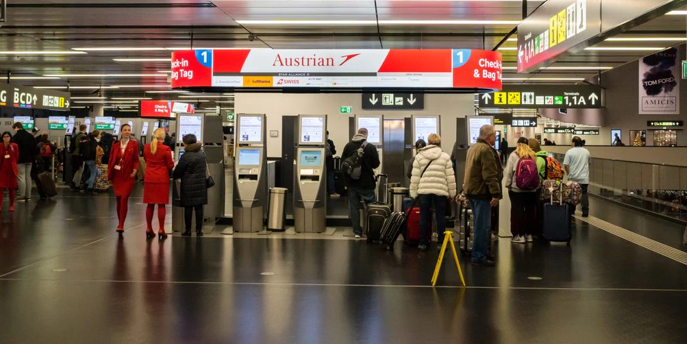 Der Flughafen Wien-Schwechat.