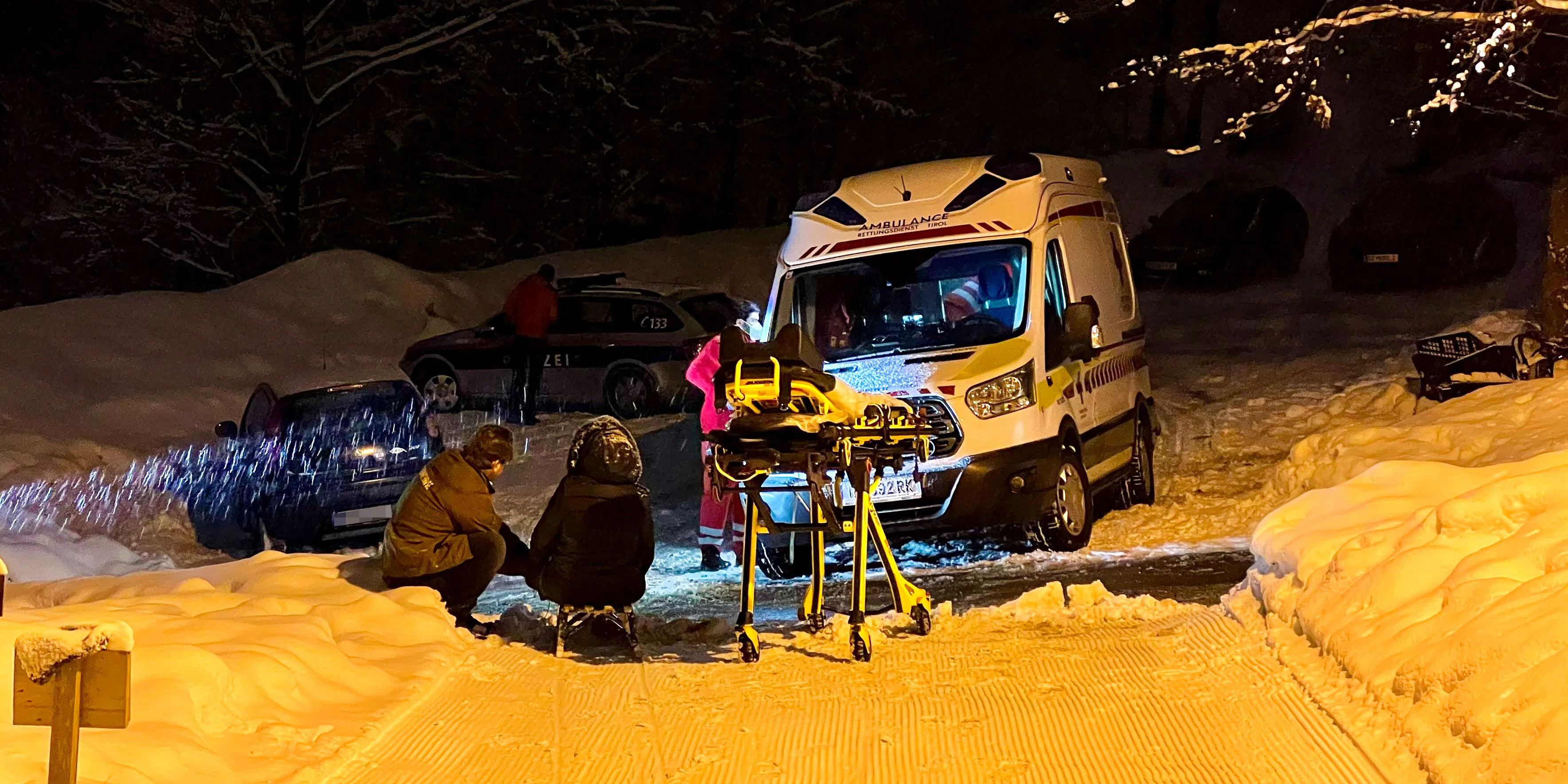 Rodelunfall in Jenbach