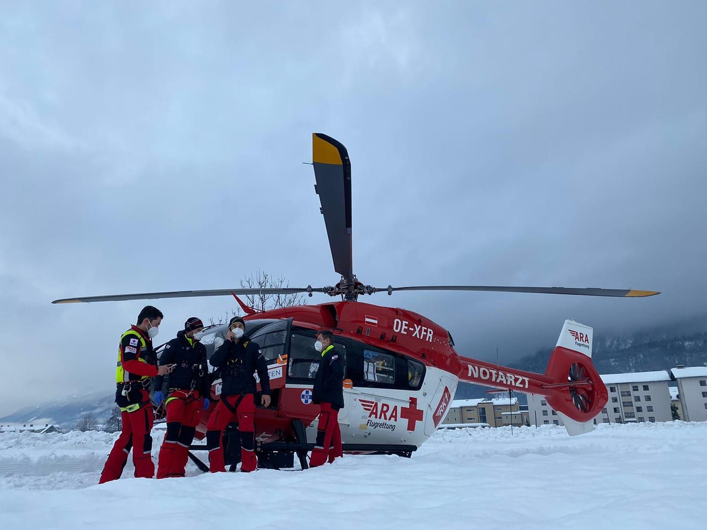 Der Notarztheli RK-1 der ARA Flugrettung in Kärnten