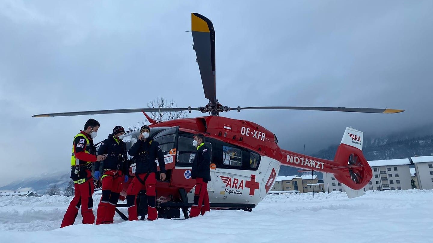 Der Notarztheli RK-1 der ARA Flugrettung in Kärnten