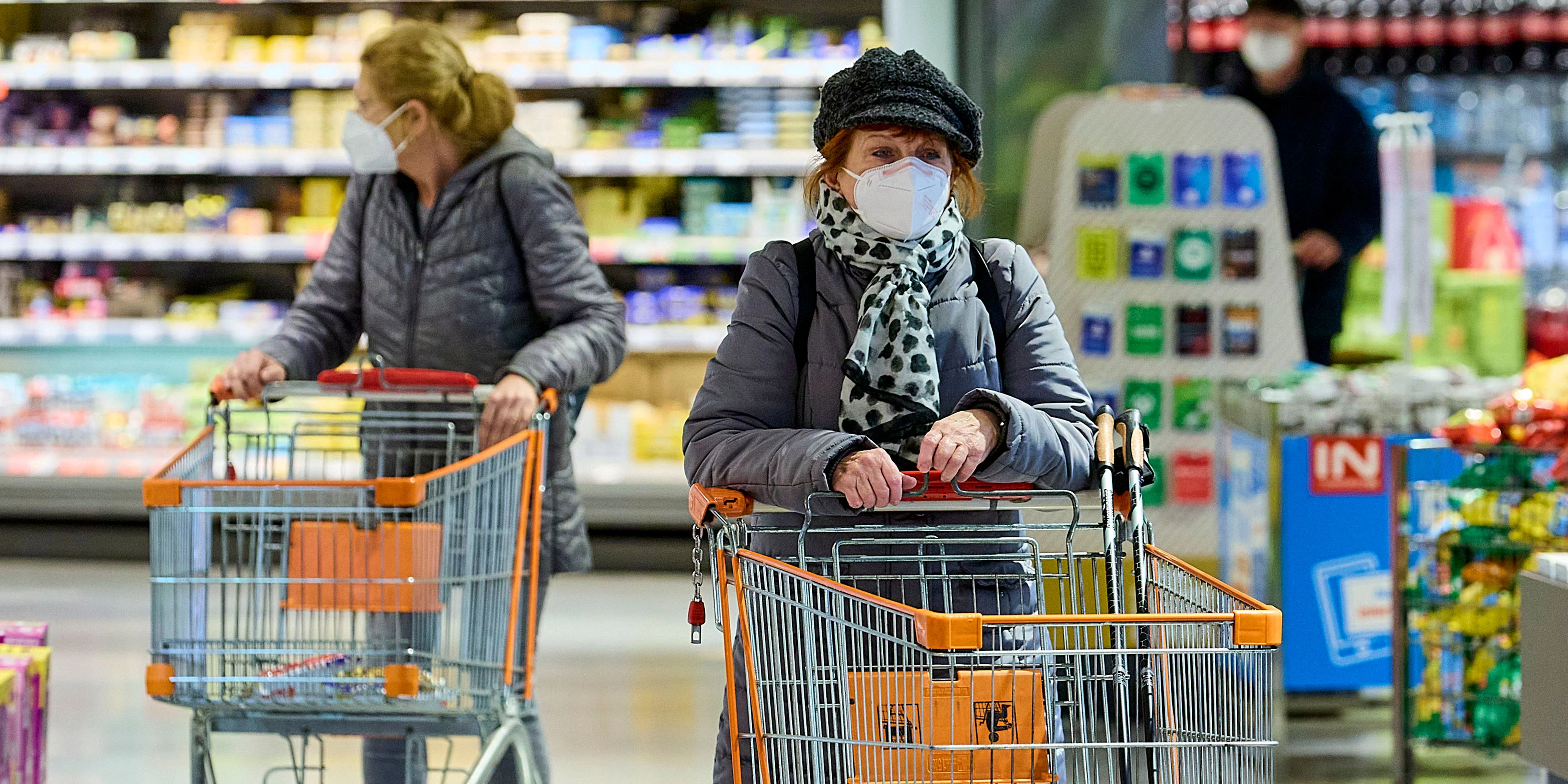 FFP2-;Masken sind seit 25. Jänner beim Einkaufen Pflicht.