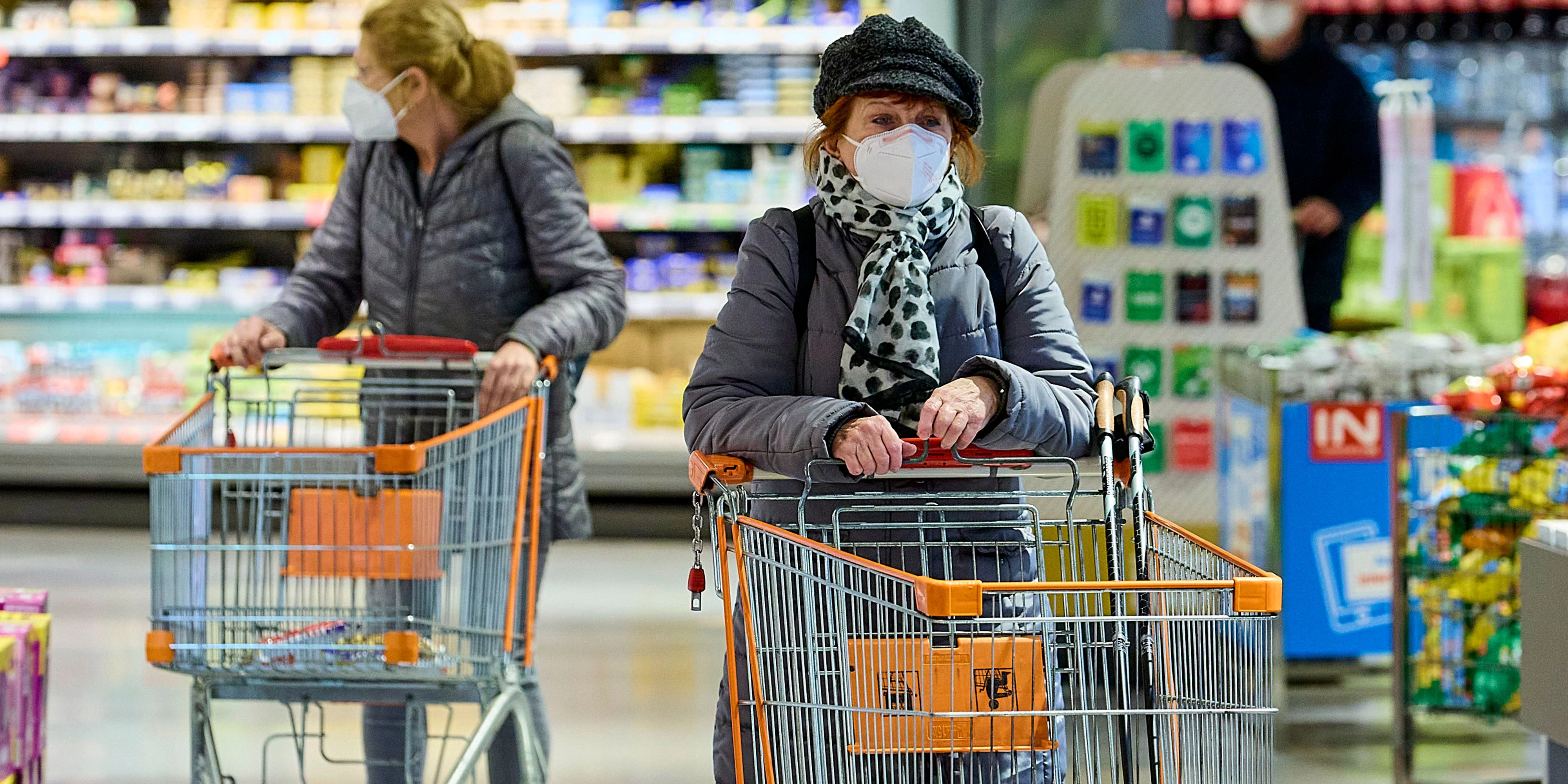 FFP2-;Masken sind seit 25. Jänner beim Einkaufen Pflicht.