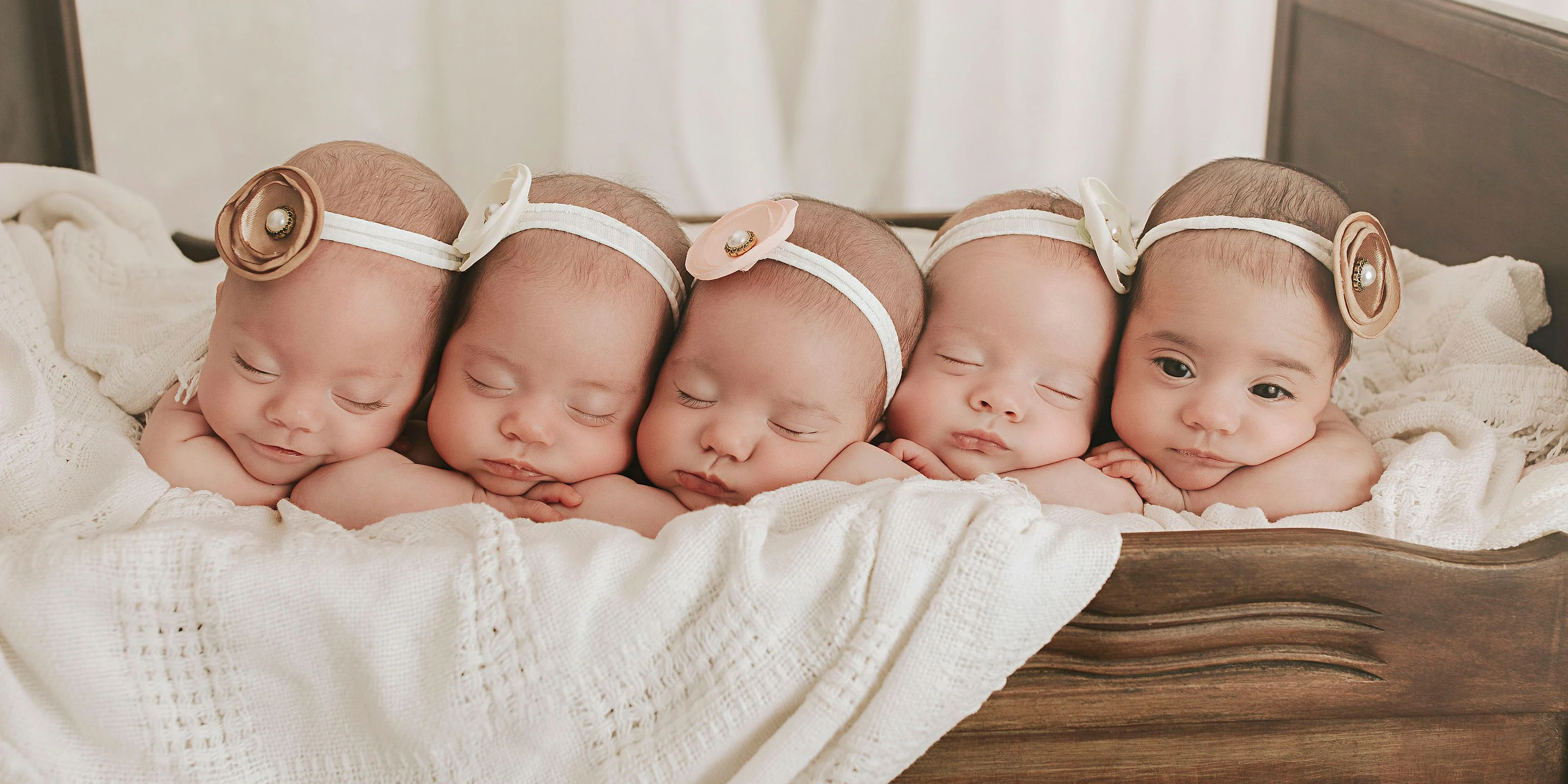 Süß hoch fünf: Hadley, Reagan, Zariah, Zylah und Jocelyn
